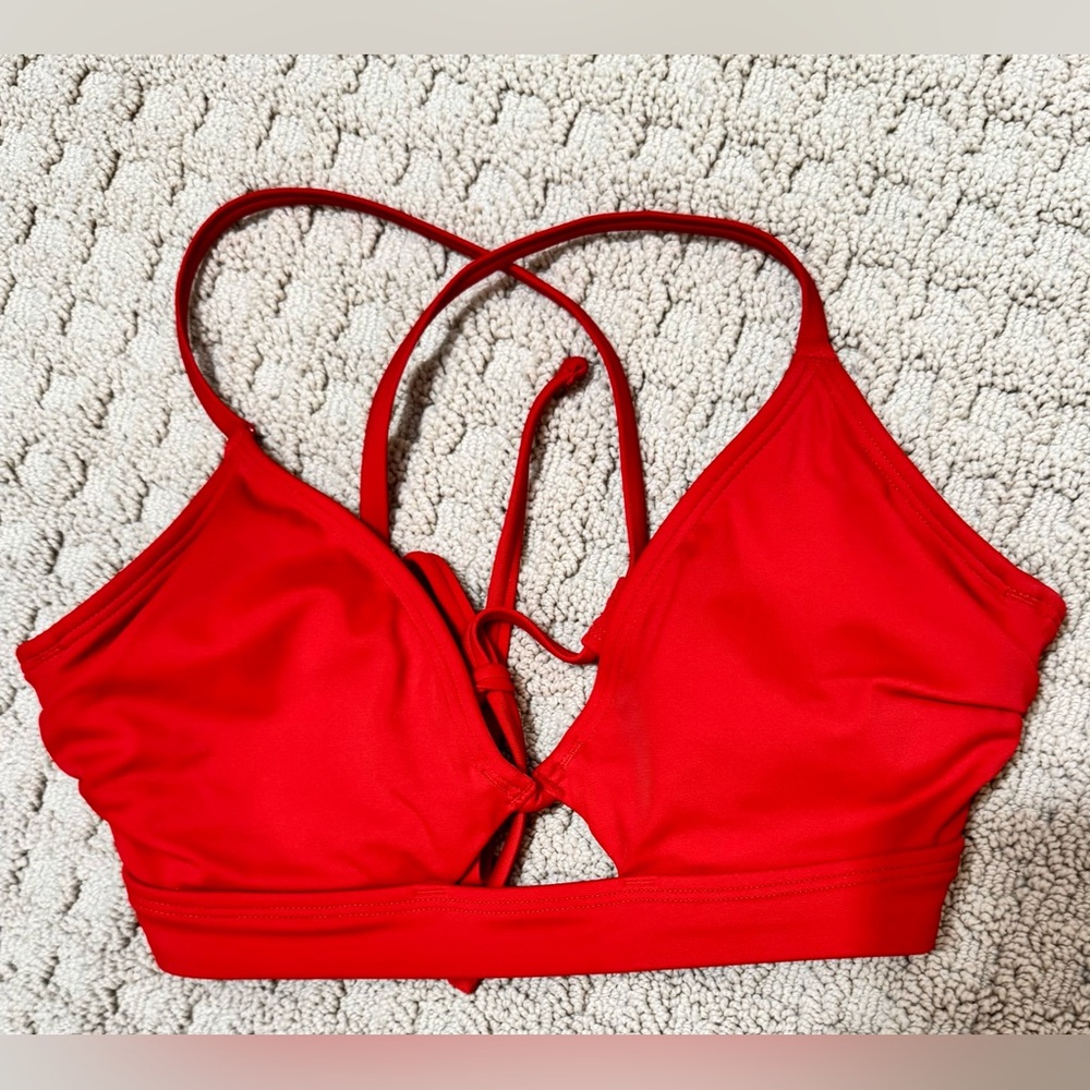 Shade & Shore Red Bikini Top
